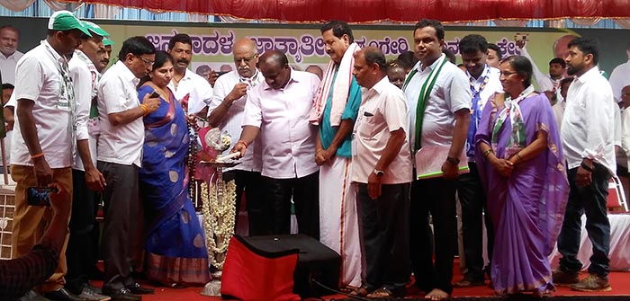 ರಾಷ್ಟ್ರೀಯ ಪಕ್ಷಗಳಿಂದ ರಾಜ್ಯದ ಅಭಿವೃದ್ಧಿ ಸಾಧ್ಯವಿಲ್ಲ: ಕುಮಾರಸ್ವಾಮಿ